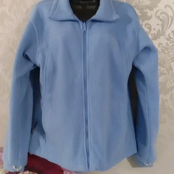 Columbia Women's Sky Blue Fleece Jacket - Picture 1 of 5